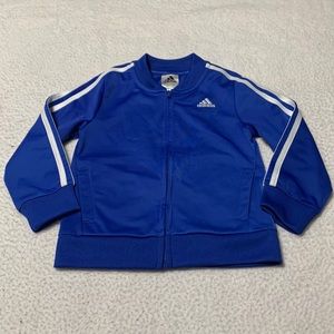 Little Boys Adidas Blue Jacket, EUC, Size 4